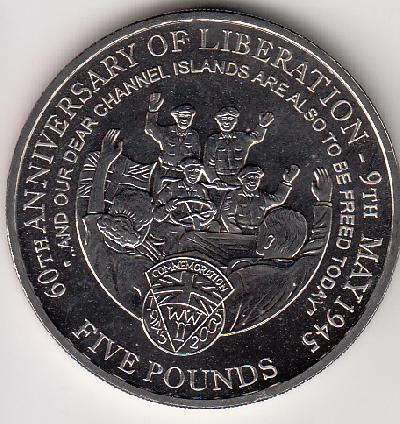 Beschrijving: 5 Pond END WWII-CELEBRATION